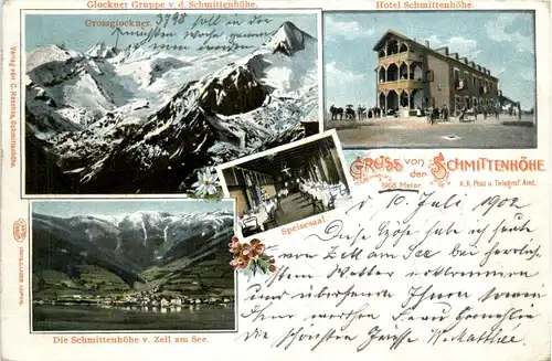 Zell am See, Gruss von der Schmittenhöhe -347988