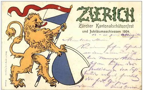 Zürich - Kantonalschützenfest 1904 -135138