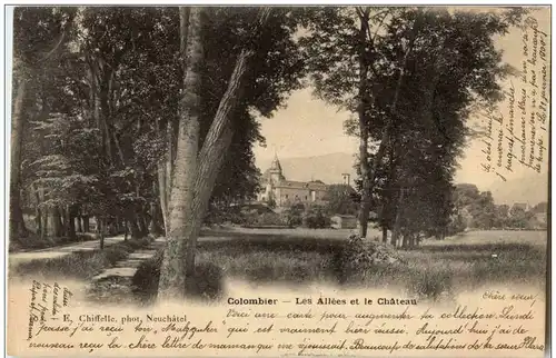 Colombier - Les Allees et le Chateau -175472