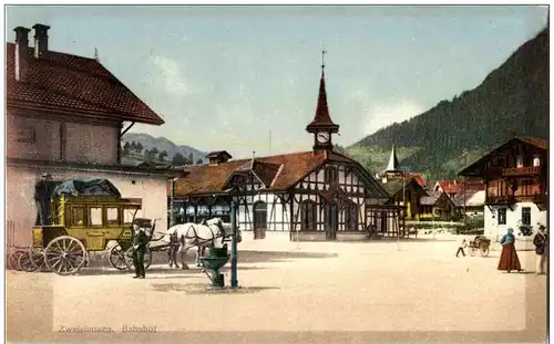 Zweisimmen - Bahnhof -134976