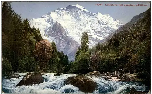 Lütschine mit Jungfrau -133678