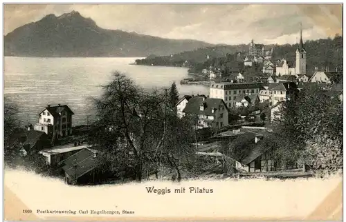 Weggis mit Pilatus -133162