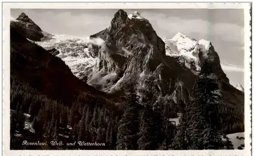 Rosenlaui - Well und Wetterhorn - Gletscher -133196