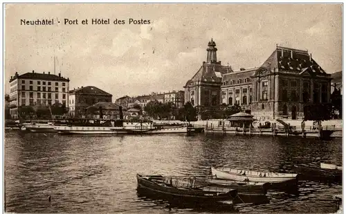 Neuchatel - Port et Hotel des Postes -175262