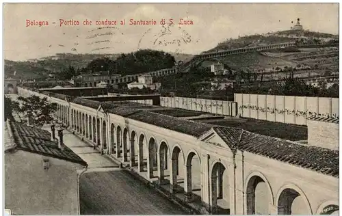 Bologna - Portico che conduce al Santuario -133936