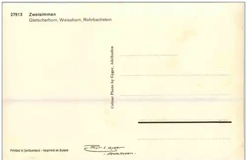 Zweisimmen - Gletscherhorn -134984