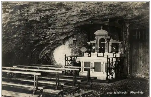 Wildkirchli Altarhöhle -133408