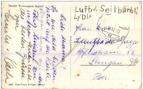 Gstaad - Sessellift Wasserngrat -135028