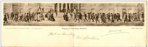 Winterthur - Eingang ins Technikum - Klappkarte -135106