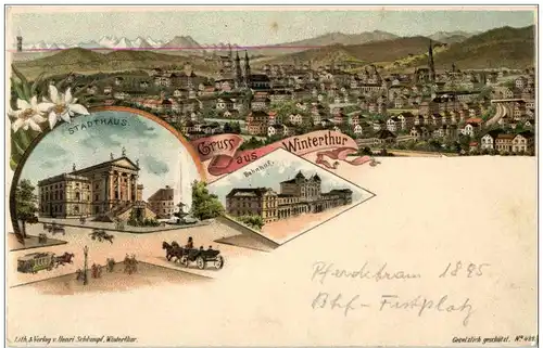 Gruss aus Winterthur - Litho -135392