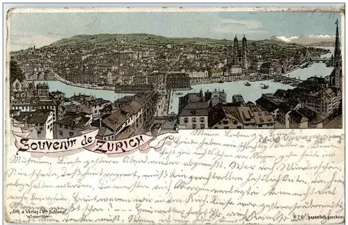 Souvenir de Zürich - Litho -135496