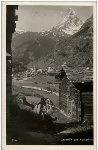 Zermatt mit Matterhorn -135524