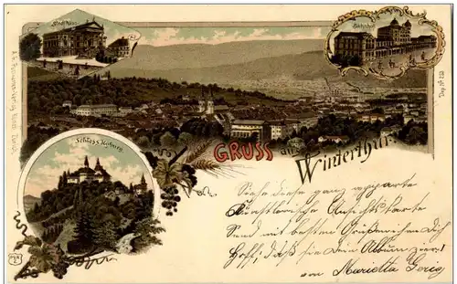 Gruss aus Winterthur - Litho -135336