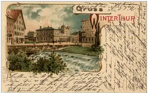 Gruss aus Winterthur - Litho -135340