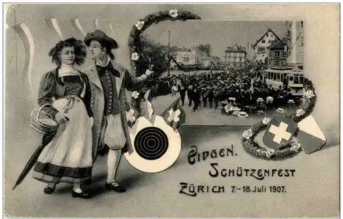 Zürich - Eidgen. Schützenfest 1907 -135650