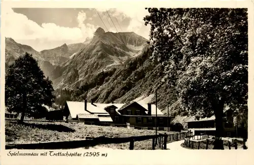 Oberstdorf, Spielmannsau mit Trettachspitze -348762