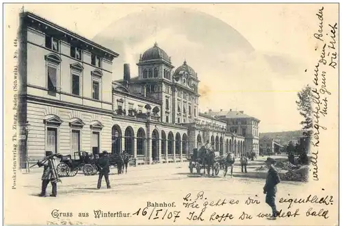 Gruss aus Winterthur - Bahnhof -135364