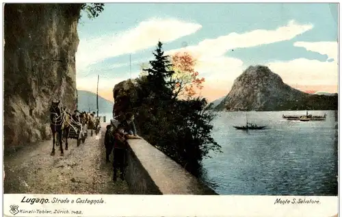 Lugano - Strada a Castagnola -135870