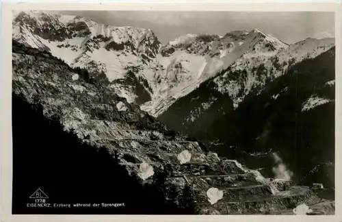 Eisenerz, Erzbergbau während der Sprengzeit -348902