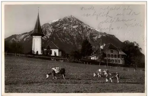Aeschi - Landschaft mit Niesen -136278