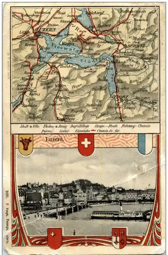 Luzern Landkarte -135704