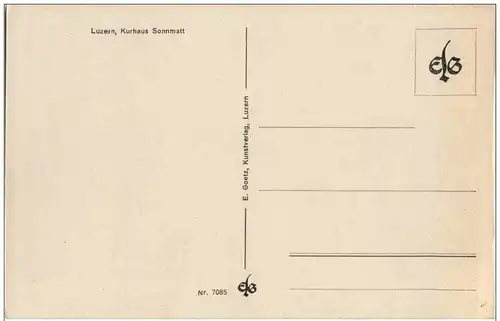 Luzern - Kurhaus Sonnmatt -134290