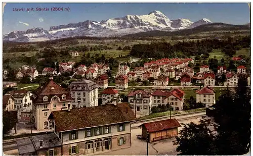 Uzwil mit Säntis -134748