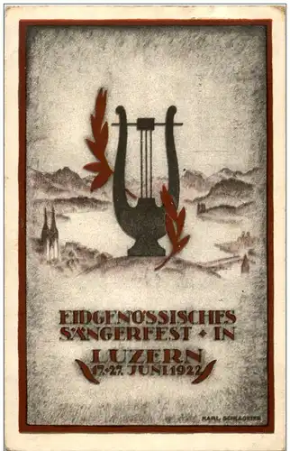 Luzern - Eidgen. Sängerfest 1922 -134400
