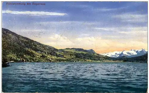 Föhnstimmung am Aegerisee -135946