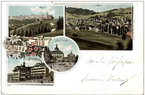 Gruss aus Gais - Litho -134544