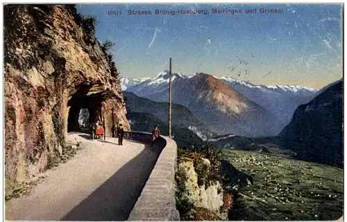 Strasse Brünig Hasliberg - Meiringen -136050