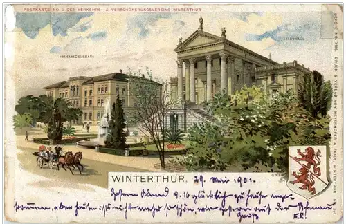 Gruss aus Winterthur - Litho -135344