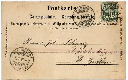 Der Zürichsee - Künstlerkarte C. Steinmann -135194