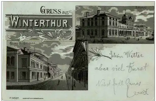 Gruss aus Winterthur - Litho -135388