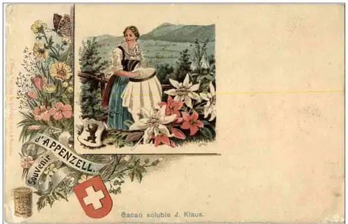 Souvenir d Appenzell - Litho -135598