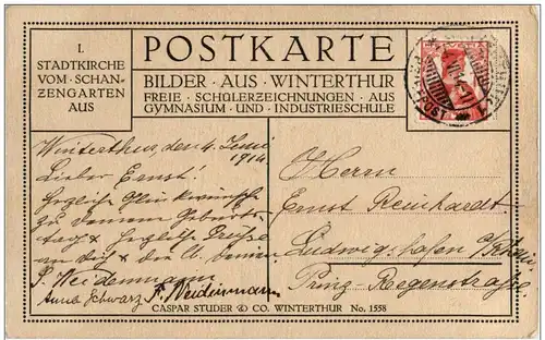 Winterthur - Künstlerkarte -135402