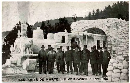 Les Ponts de Martel - Hiver Winter Inverno - Eisenbahn -135590