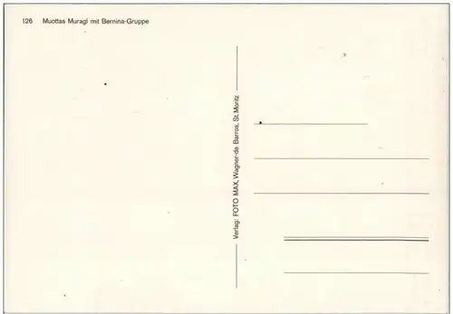 Muottas Muragl mit Bernina Gruppe -137188