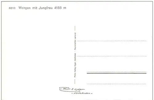 Wengen mit Jungfrau -137466
