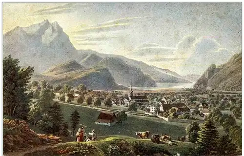 Ansicht von Stans - Gabriel Lory -135910