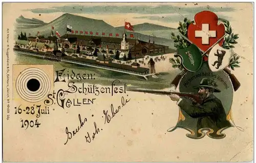 St. Gallen - Eidg. Schützenfest 1904 -135656