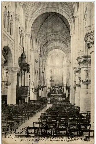 Aunay sur Odon - Interieur de l Eglise -137526
