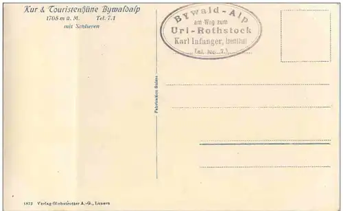 Touristenhütte Bywakdalp - Urirotstock -135722