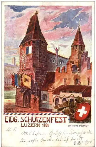 Luzern - Eidgen. Schützenfest 1901 -134410