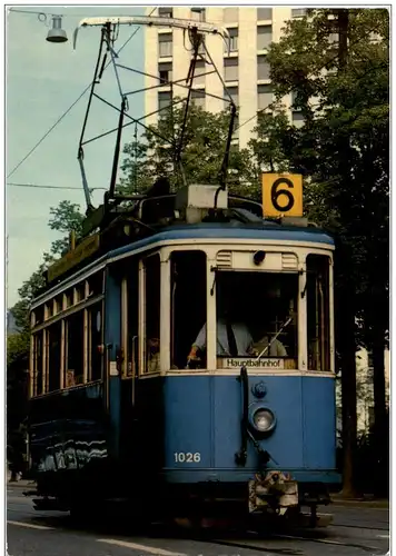 Zürich - Tram - Strassenbahn Letzte Fahrt 1972 -137092