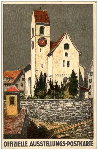 Rüti - Kirche - Industrie Gewerbe Ausstellung d Bez Hinwil -135686
