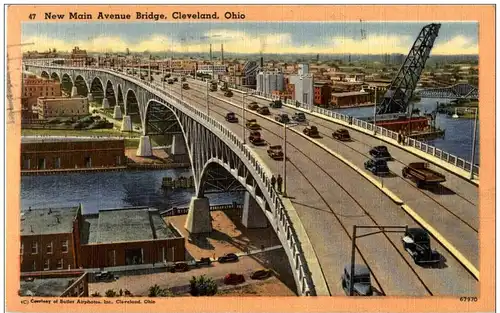Cleveland - New Main Avenue Bridge -137806
