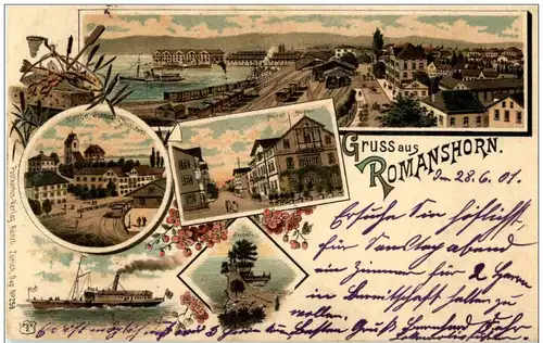 Gruss aus Romanshorn - Litho -134702
