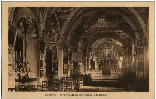 Locarno - Interno della Madonna del Sasso -137480