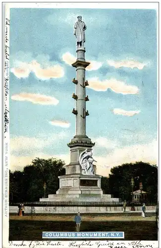 New York - Columbus Monument -137740